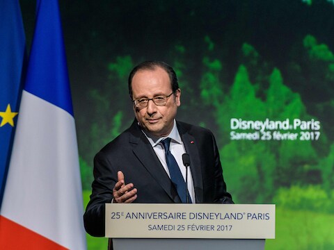 Hollande bracht het jarige Disneyland afgelopen zaterdag nog een bezoekje.