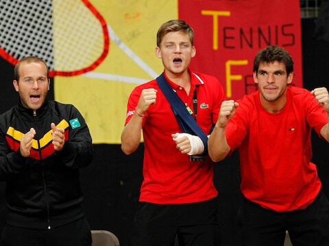 De Belgische Davis Cup-ploeg moet niet naar Oekraïne (archief)