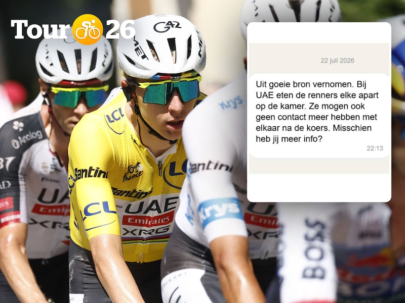 Een bericht om 22u13, drukke kok en zeldzame zwarte broek: wordt ploeg van Tadej Pogacar écht geteisterd door maagproblemen?