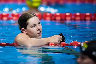 Brons voor Roos Vanotterdijk op 100 meter wisselslag op Wereldbeker zwemmen in Westmont
