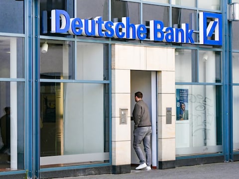 Een willekeurig Deutsche Bank-kantoor.