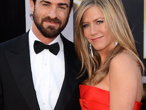 Justin Theroux en Jennifer Aniston.