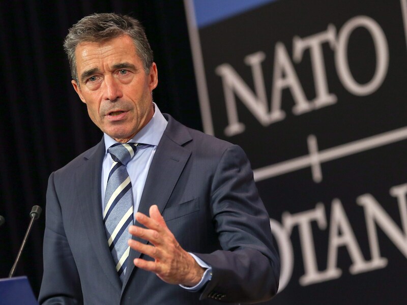 Navo-secretaris-generaal Anders Fogh Rasmussen.