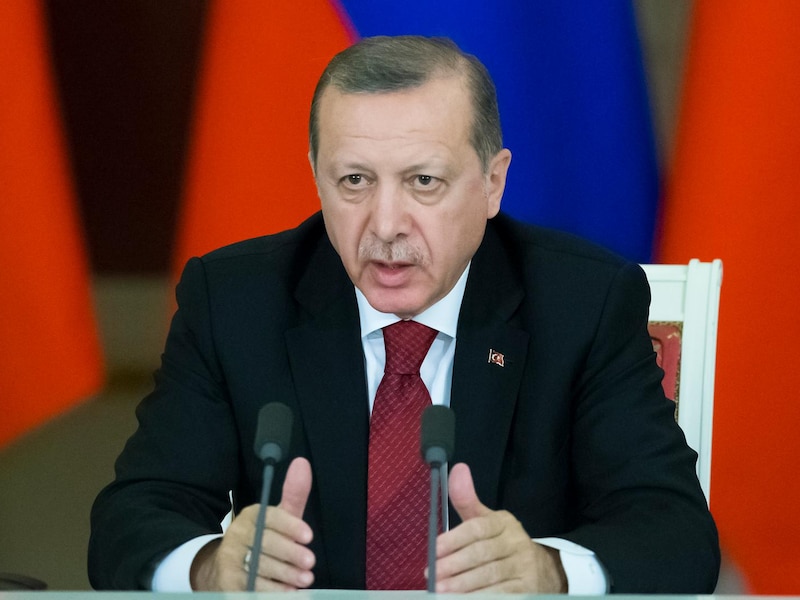 De Turkse president Erdogan.