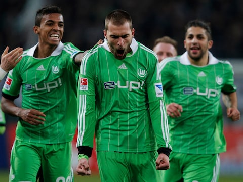 Ontlading bij Bas Dost na zijn eerste treffer in tijden.