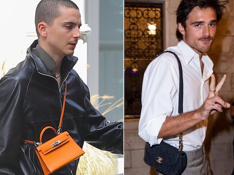 Zowel Timothée Chalamet als Jacob Elordi worden regelmatig met een handtas gespot.