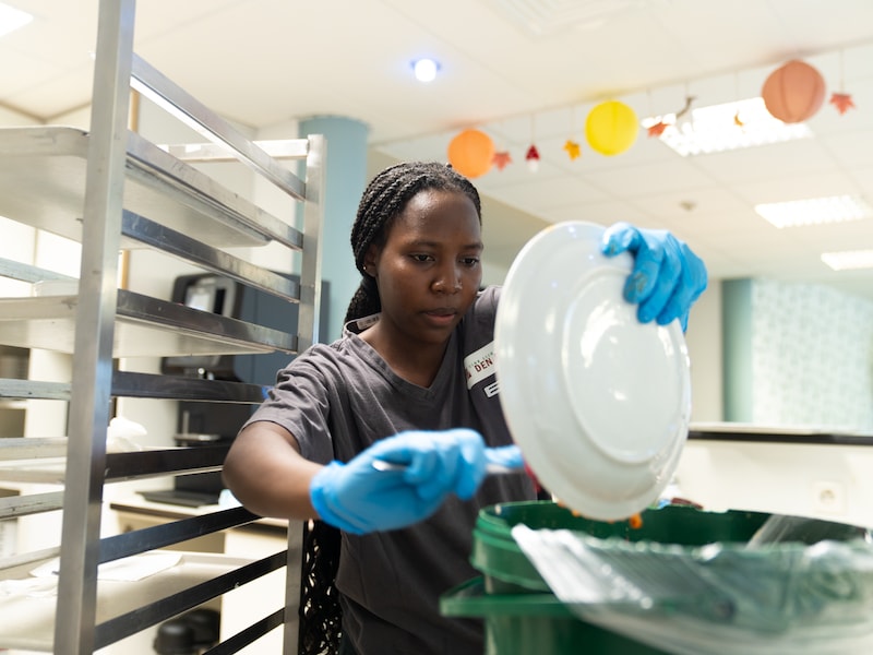Yusra werkte mee in de keuken van woonzorgcentrum Den Beuk. 