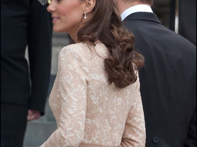 Kate Middleton op het jubileum van The Queen.