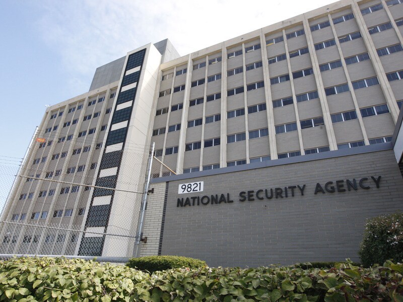 Het gebouw van de National Security Agency in Fort Meade (Maryland).