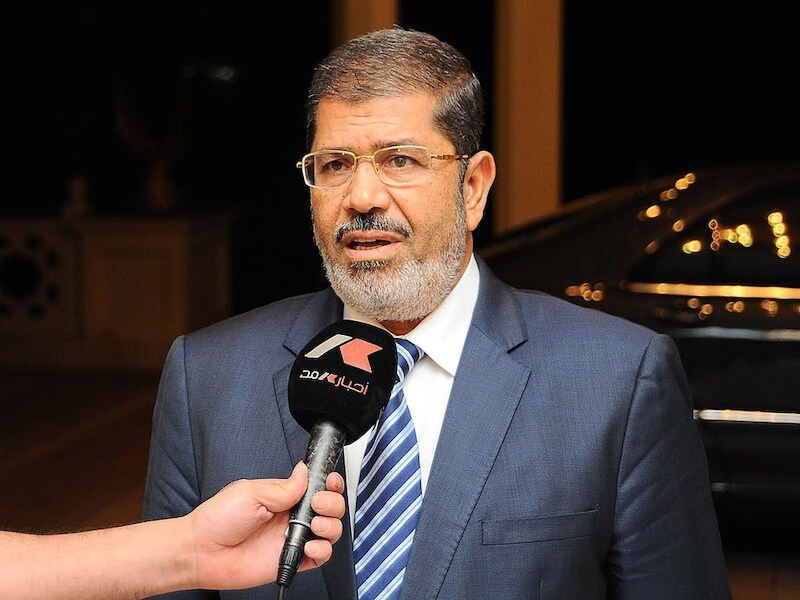 De Egyptische president Mohammed Morsi.