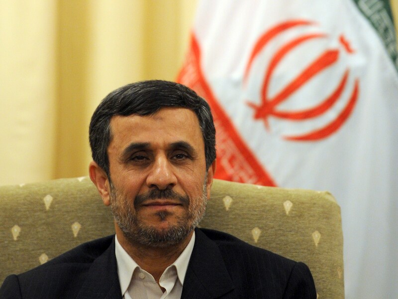 De Iraanse president Mahmoed Ahmadinejad.