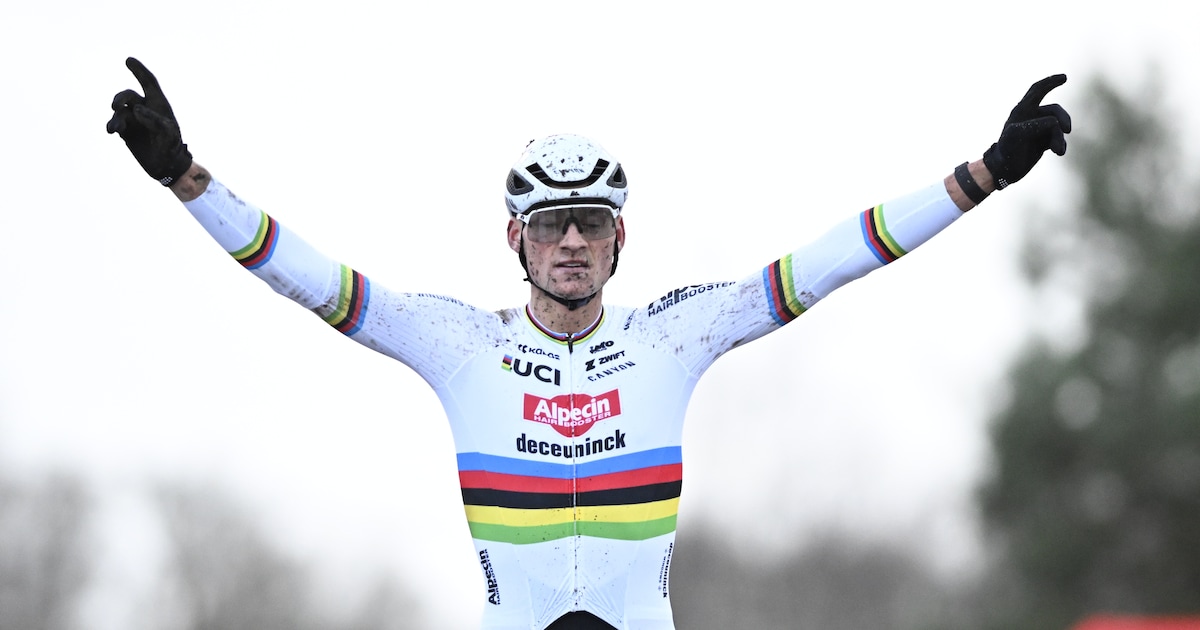 Hij was met de brommer”: waarom Mathieu van der Poel niet van plan is de  hele kerstperiode te domineren zoals in Zonhoven | Wereldbeker veldrijden |  HLN.be
