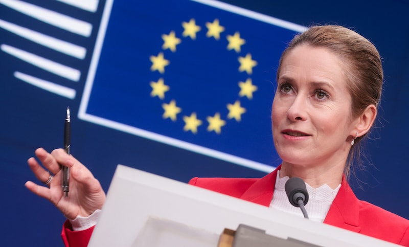 La jefa de política exterior de la UE, Kaja Kallas, en Bruselas el miércoles.