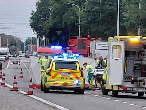 Een MUG en ziekenwagen kwamen ter plaatse om het slachtoffer de eerste zorgen toe te dienen