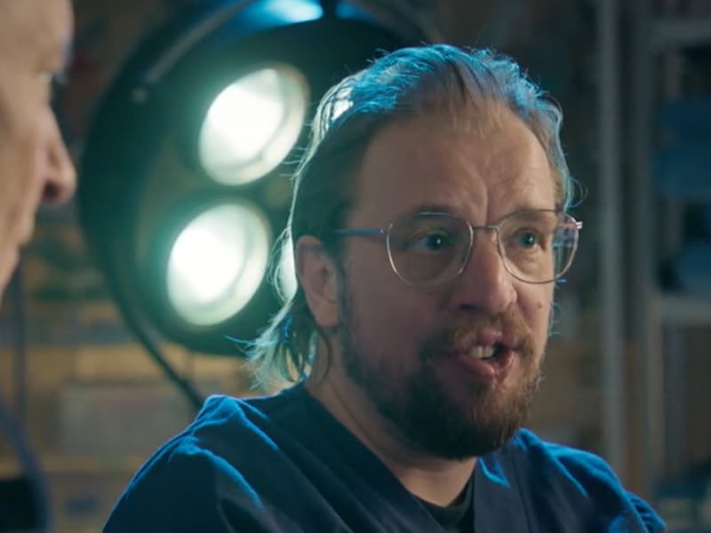 Jan Jaap van der Wal in 'De operatiekamer'.