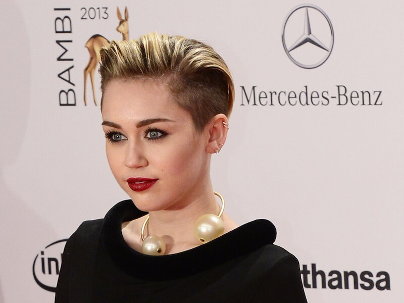 Miley Cyrus op de Bambi awards in Berlijn.