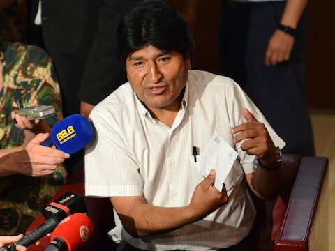 Evo Morales (archieffoto)