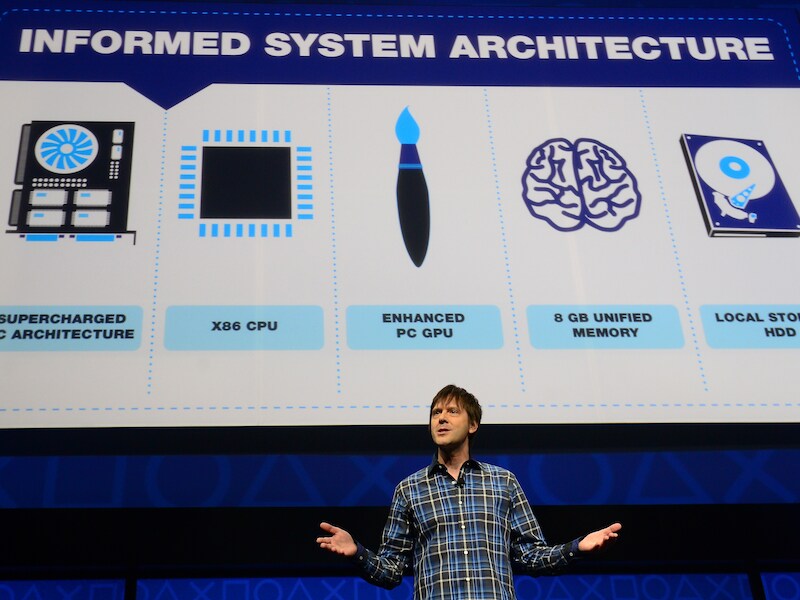 Mark Cerny vertelt op het PS4-evenement over de architectuur van de nieuwe console.
