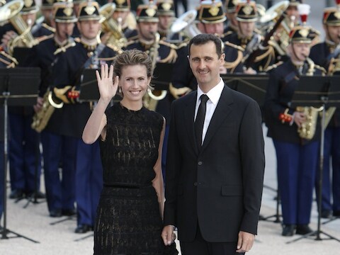 Asma en Bashar al-Assad.