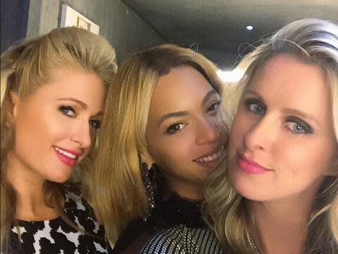 Paris Hilton, Beyoncé, Nicky Hilton.