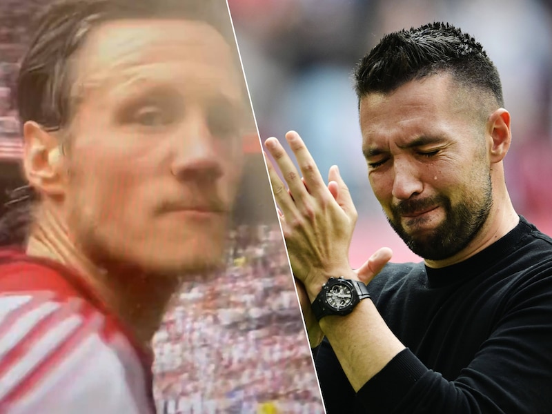 Weghorst uit woede op camera, Farioli huilt tranen met tuiten: emoties laaien hoog op bij Ajax na mislopen titel