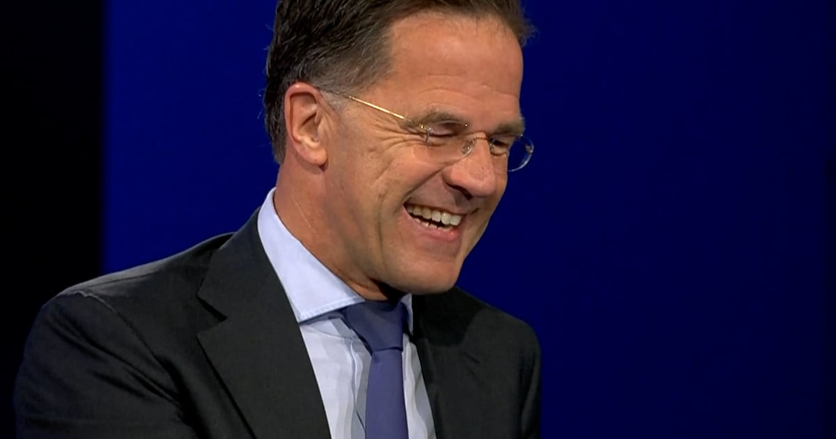 KIJK. Mark Rutte maakt grappige uitschuiver in het Engels | Bizar | hln.be