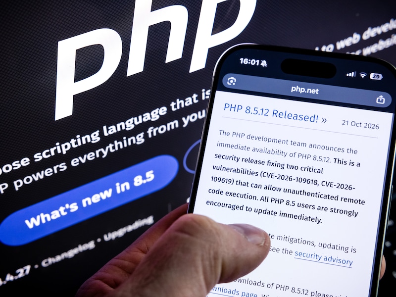 Het nieuws komt er na de zware lekken in de programmeertaal PHP