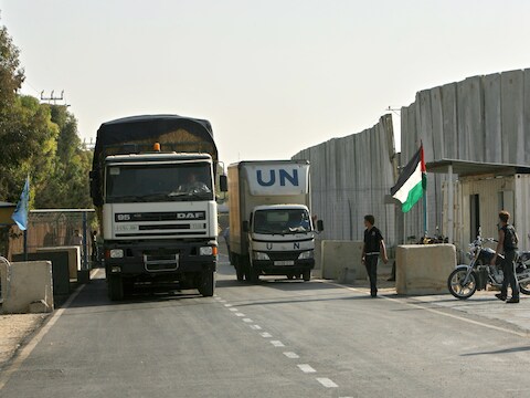 De grensovergang Kerem Shalom