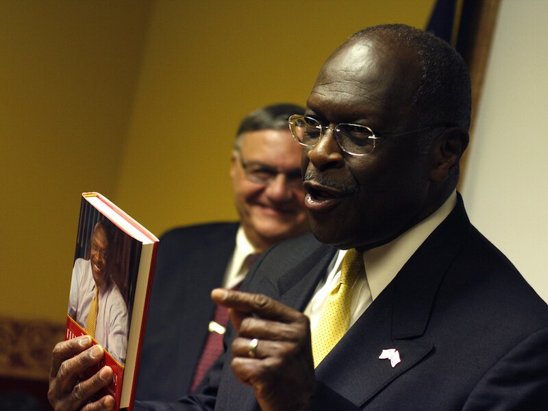 Herman Cain, zoon van een poetsvrouw en een chauffeur, is momenteel de populairste Republikeinse presidentskandidaat.