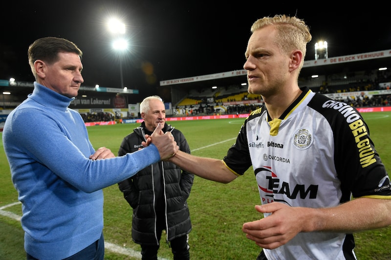 Een handshake tussen de twee in 2019. 