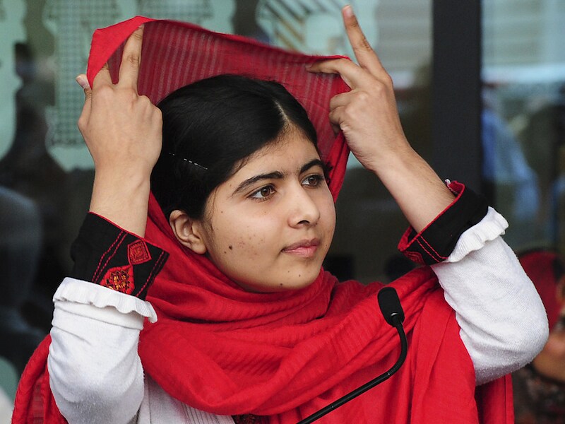 De Pakistaanse activiste Malala Yousafzai.