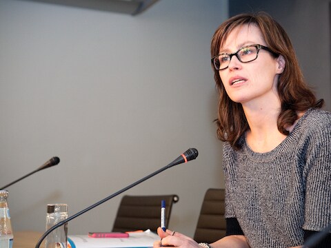 Vlaams minister Freya Van den Bossche (sp.a).