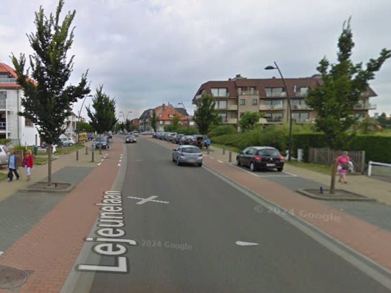 Lejeunelaan in Koksijde.