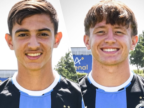 Gianluca Okon en Tian Nai Koren, talenten van Club Brugge