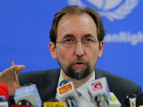 Commissaris voor de mensenrechten van de Verenigde Naties Zeid Ra'ad al Hussein.