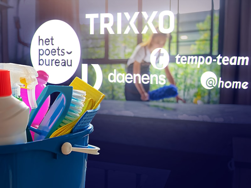 De vier grootste poetsbedrijven van Vlaanderen ontvingen vorig jaar een half miljard euro aan subsidies.