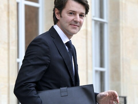 Franse minister van Economie en Financiën Françcois Baroin is ook tegen een Griekse exit uit de eurozone.