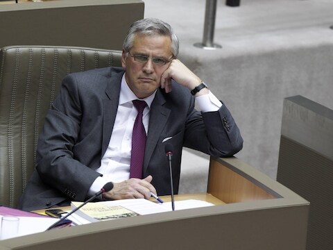 Kris Peeters is 'not amused'.