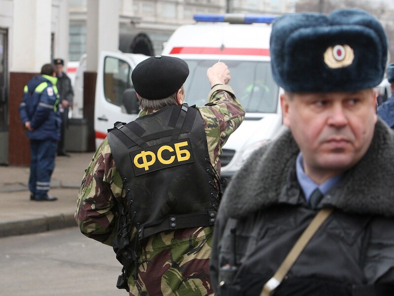 Archiefbeeld van een FSB-agent.