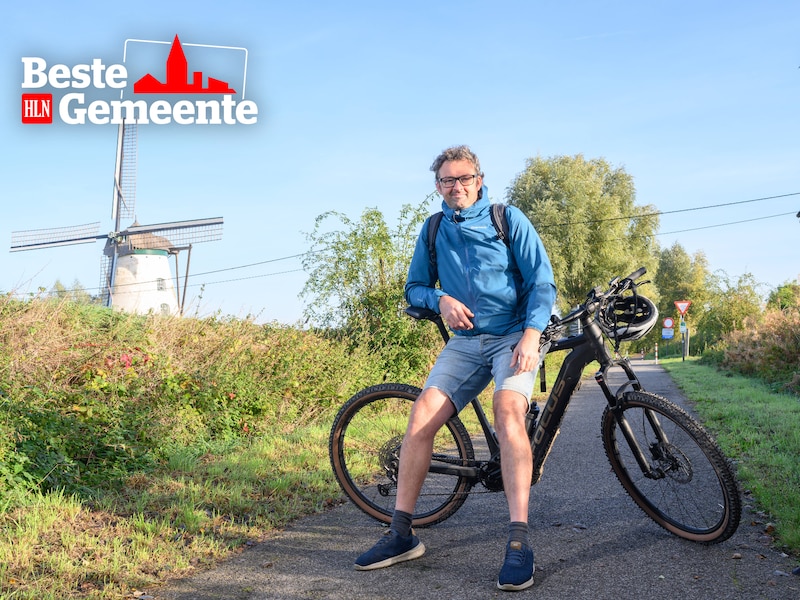 Pieter De Koekelaere op het Mijnwerkerspad, zijn favoriete fietsroute door Brakel.