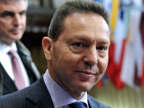 Ioannis Stournaras, de Griekse minister van Financiën.