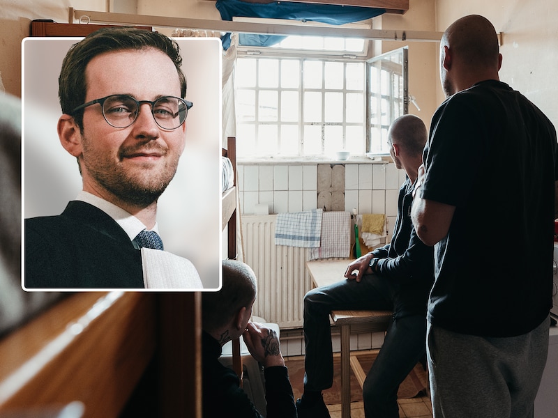 Advocaat Brecht Horsten (kleine foto) bundelde brieven van zowel gedetineerden als van gevangenispersoneel.