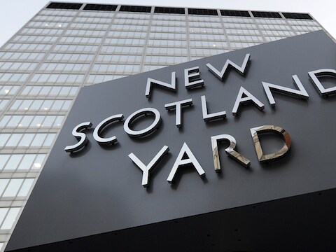 Het kantoor van New Scotland Yard (de volledige naam) in Londen.