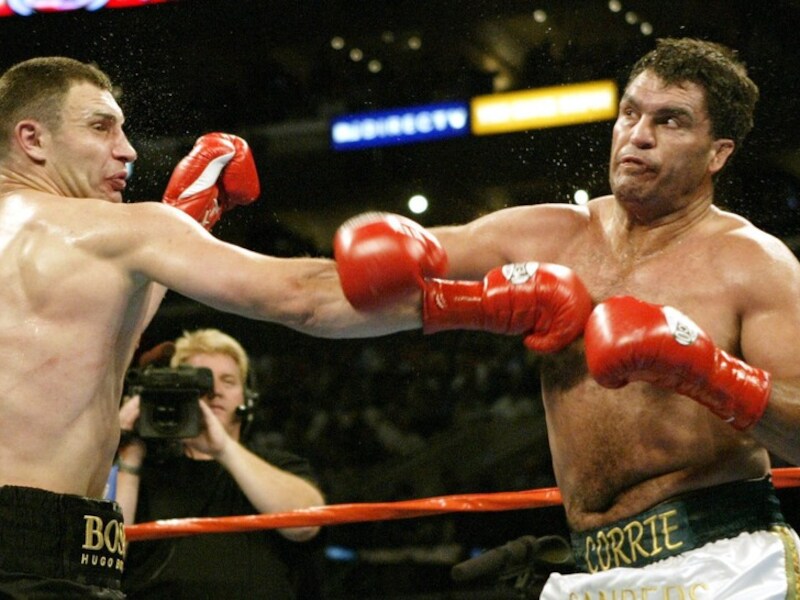 Vitali Klitsjko (links)