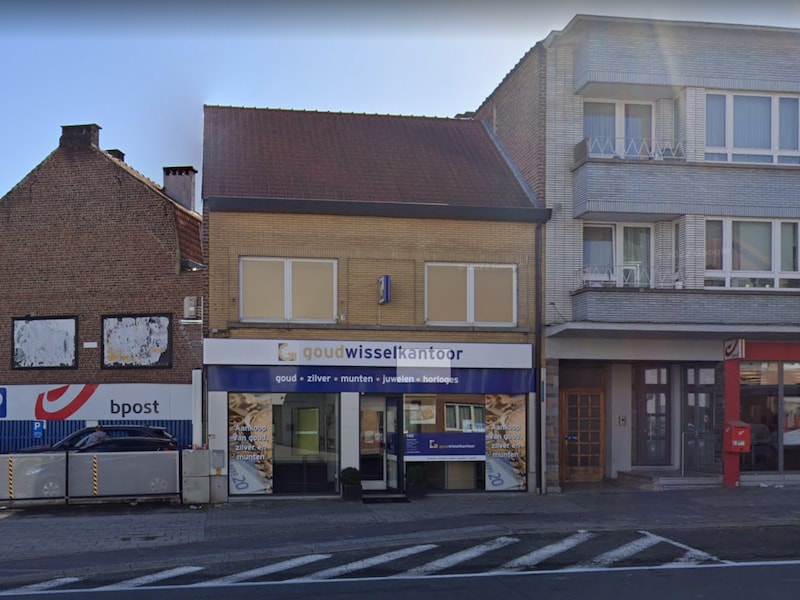 Het goudwisselkantoor aan de Ninoofsesteenweg in Dilbeek.
