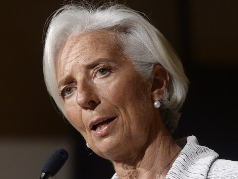 IMF-topvrouw Christine Lagarde.