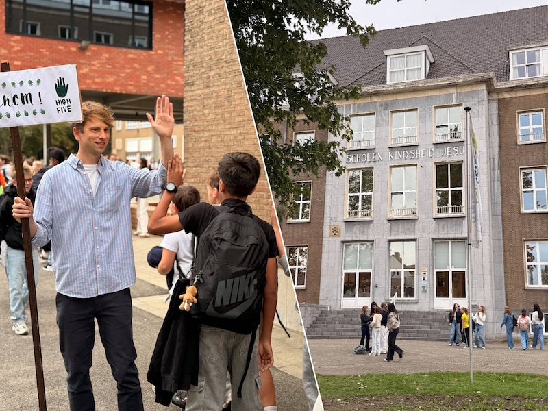 Spannende eerste schooldag voor leerlingen van Kindsheid Jesu: “We kijken vooral uit naar voetballen tijdens de speeltijd”