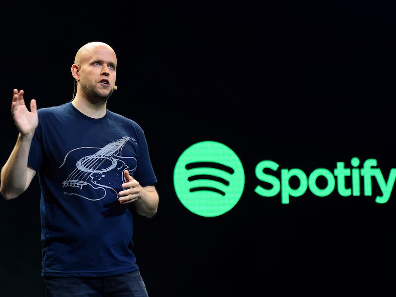 De Zweedse Spotify-oprichter Daniel EK.