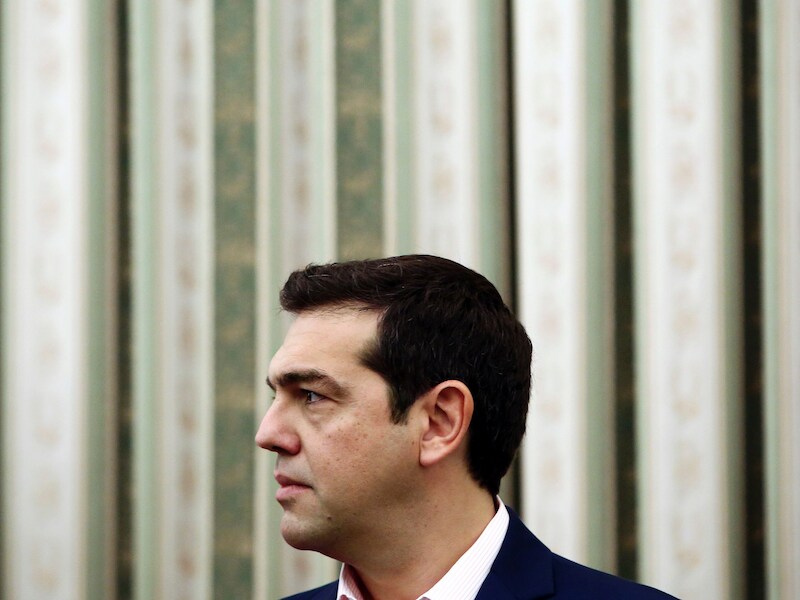 De Griekse premier Alexis Tsipras.