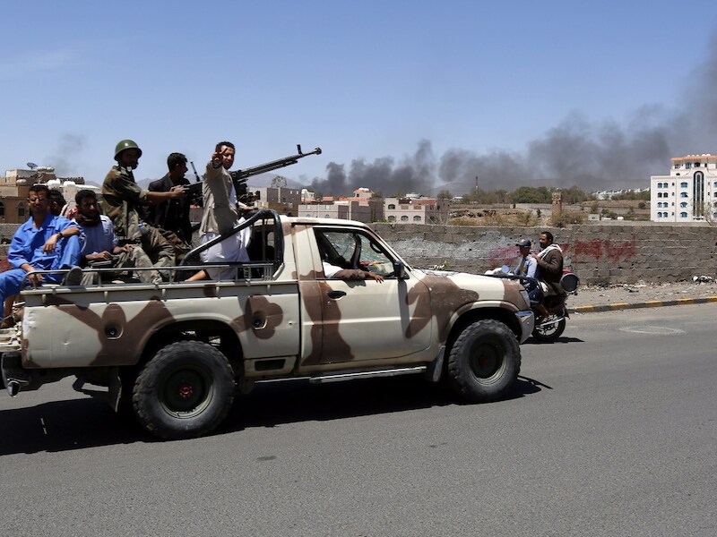 Houthi-rebellen in Jemen